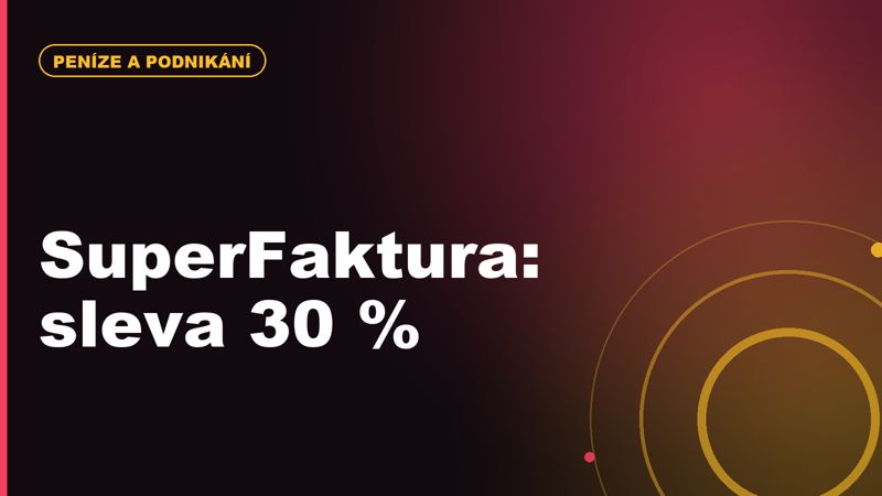 SuperFaktura: letní 30% sleva na roční předplatné (do 10. 8. 2026)